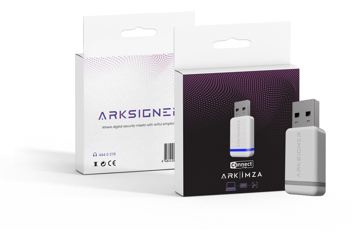 ArkSigner e-imza USB token orijinal kapalı kutusu